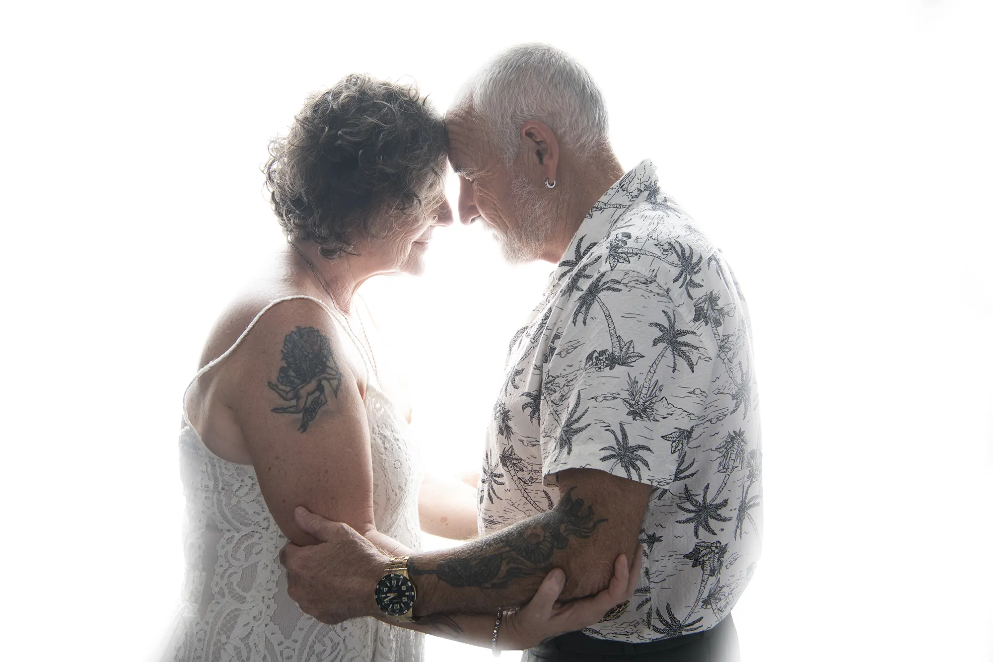 Couple enjoying themed session at Sky Portraits, North Shore, Sydney - creative couples photography