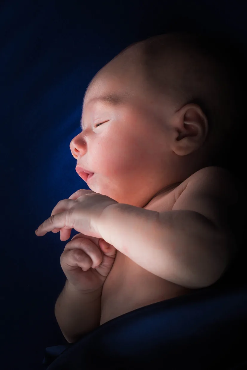 Newborn baby with adorable hat in Sydney, Australia - baby photographer