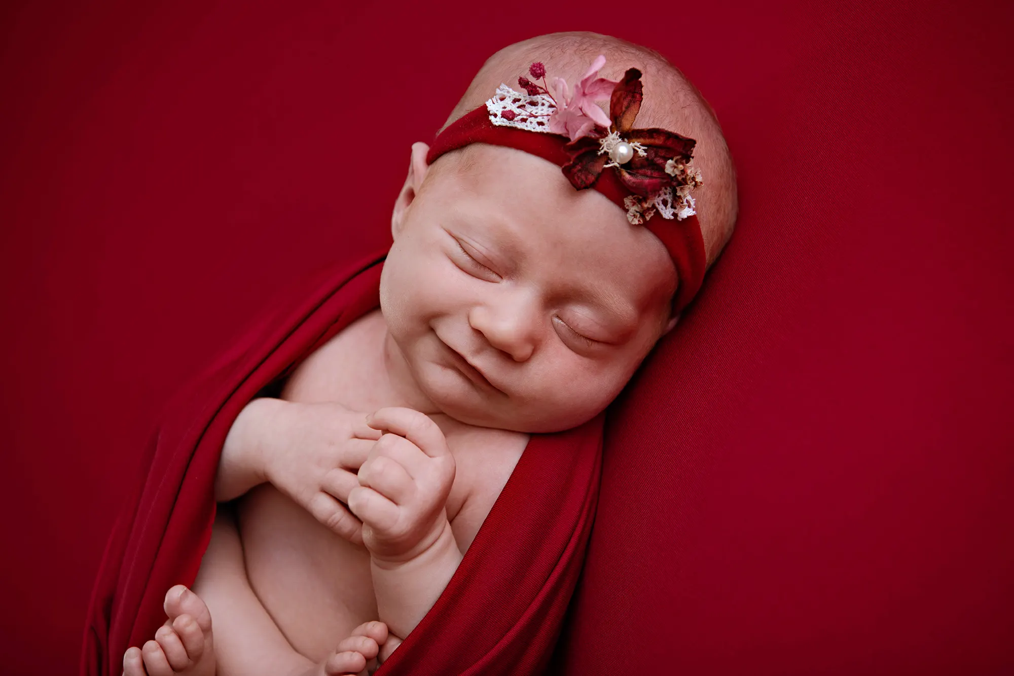 Tender newborn moments in natural light at Sky Portraits Studio, Sydney - natural newborn photography