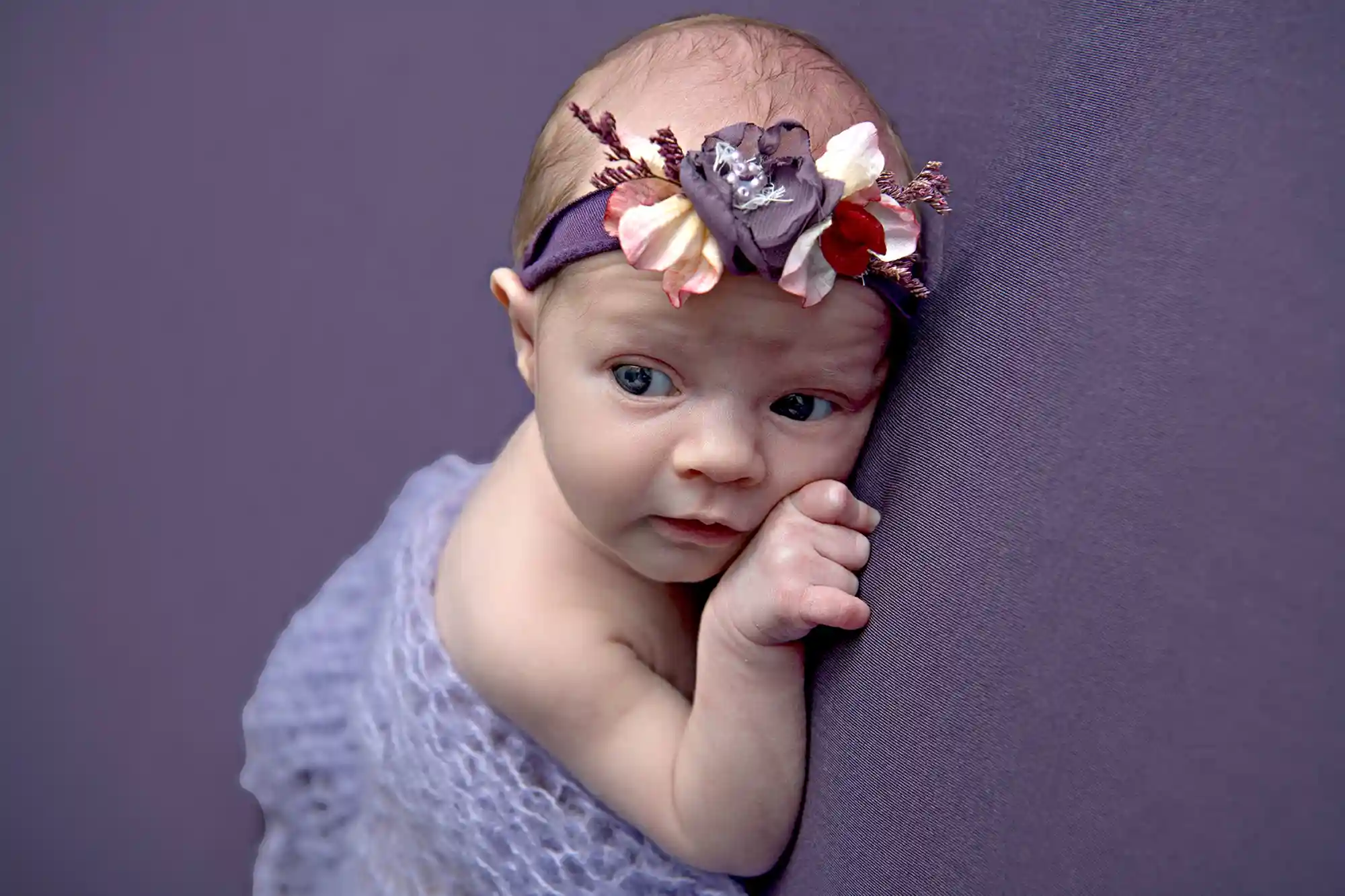 Magical holiday-themed newborn session at Sky Portraits, St Leonards, Sydney - holiday newborn photographer