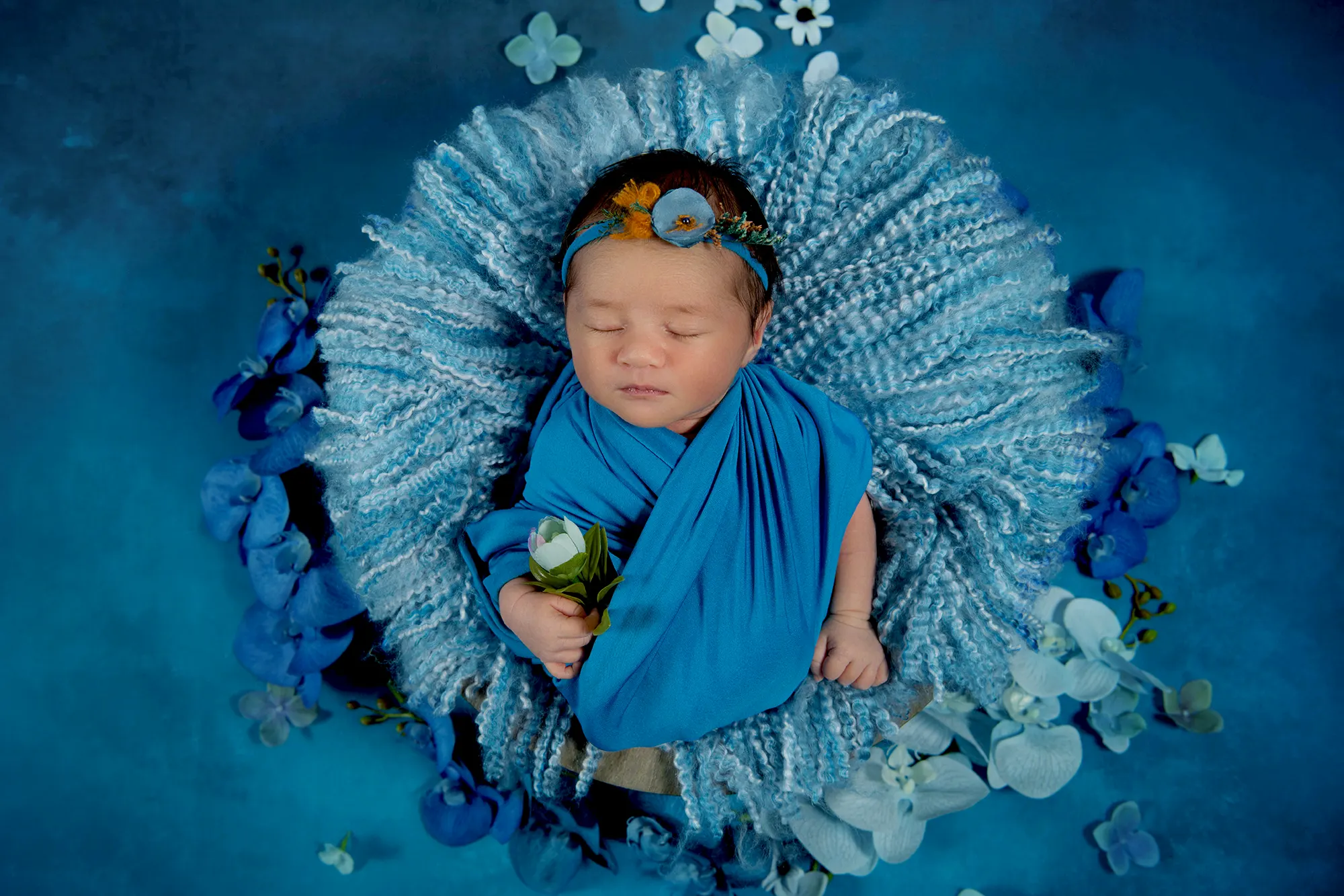 Elegant newborn session with heirlooms at Sky Portraits, Sydney - themed newborn photography